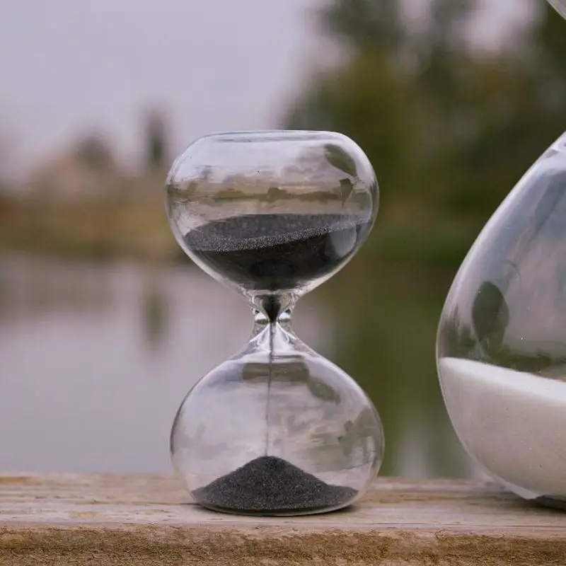 Color Glass Hourglass Sand Timer Fashion Home Decor Birthday 3/5 - Main Image