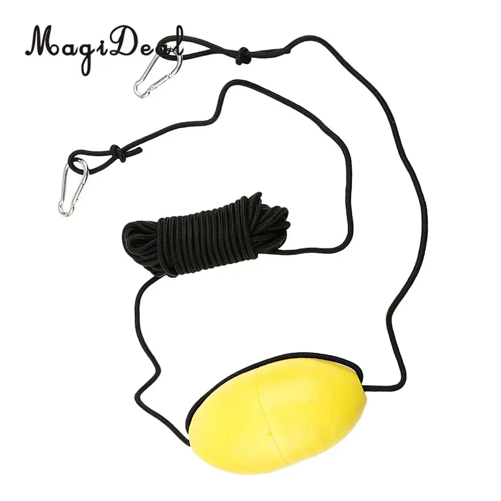 30 Feet Kayak Drift Anchor Tow Rope Tow Line Throw Line Swimming Bag Buoy for Wild Open Swim for Canoeing Rafting Boat Dinghy
