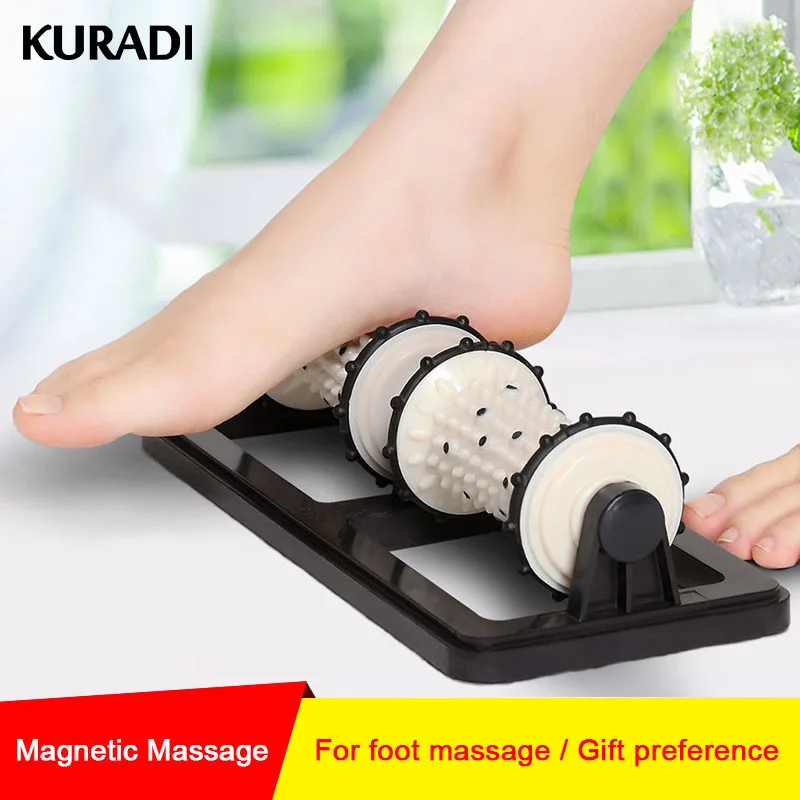 

Magnetic Massage Foot Therapy Roller Magnet Heath Care Feet Foot Massager Fixed Bracket More Than 100 Acupoint Stimulation Relax