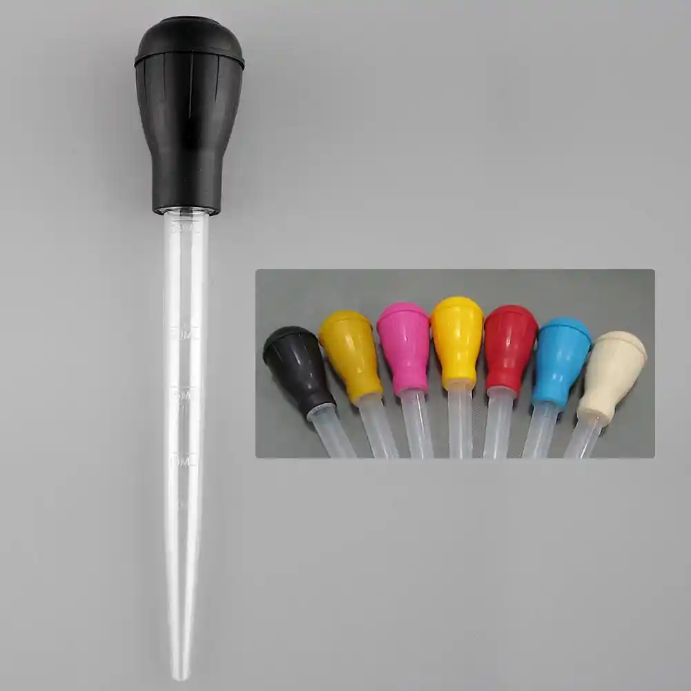 1//2//5pcs chicken turkey poultry BBQ baster syringe tube pump pipe pipettte 30ml
