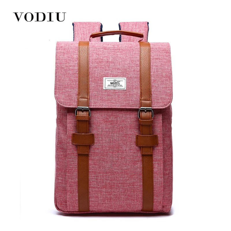 

Women Backpack Men Schoolbag Vintage Preppy Belthasp Canvas Backpack Laptop Notebook Female Male Backpacks Designer Travel Bags