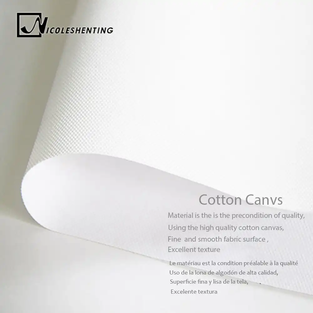 Baby Nursery Wall Art Canvas Print Cartoon Blue Elephant Poster