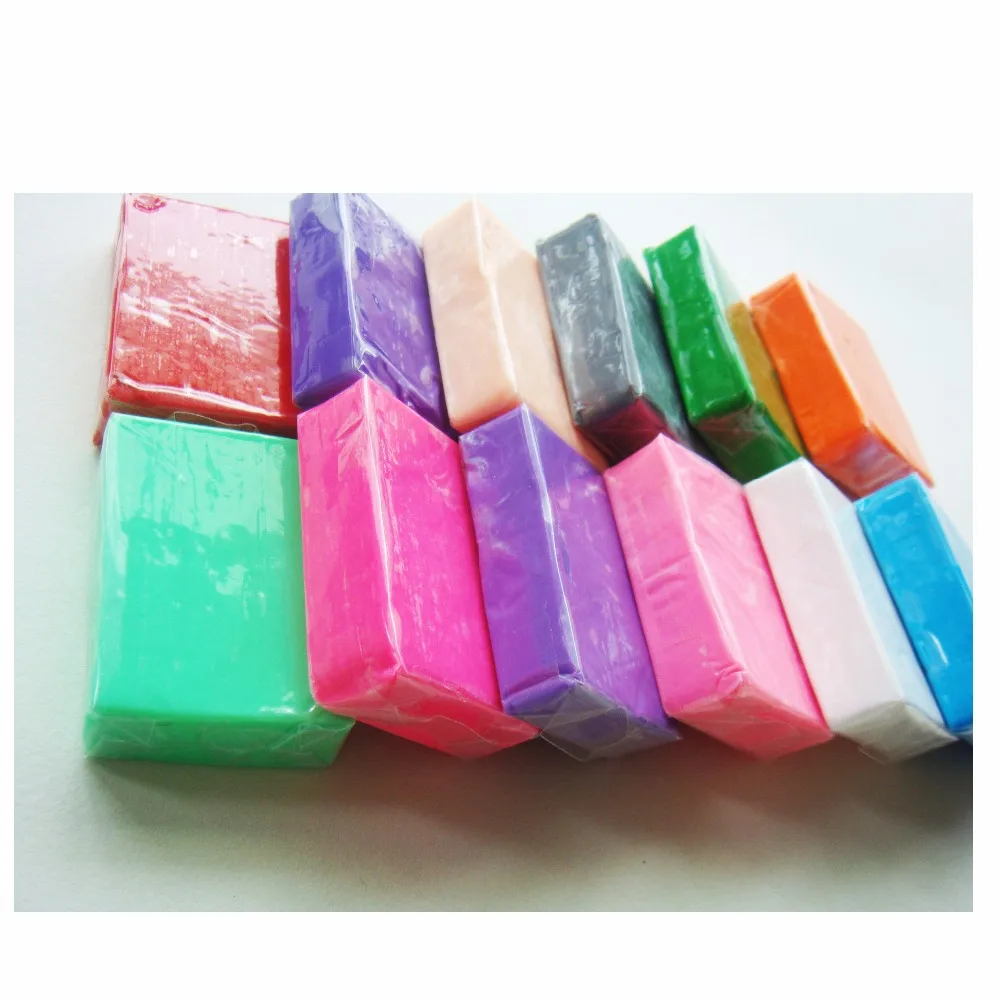 TOP SALE 12PC/lot ,modeling clay ,polyclay, pasta polimerica effect