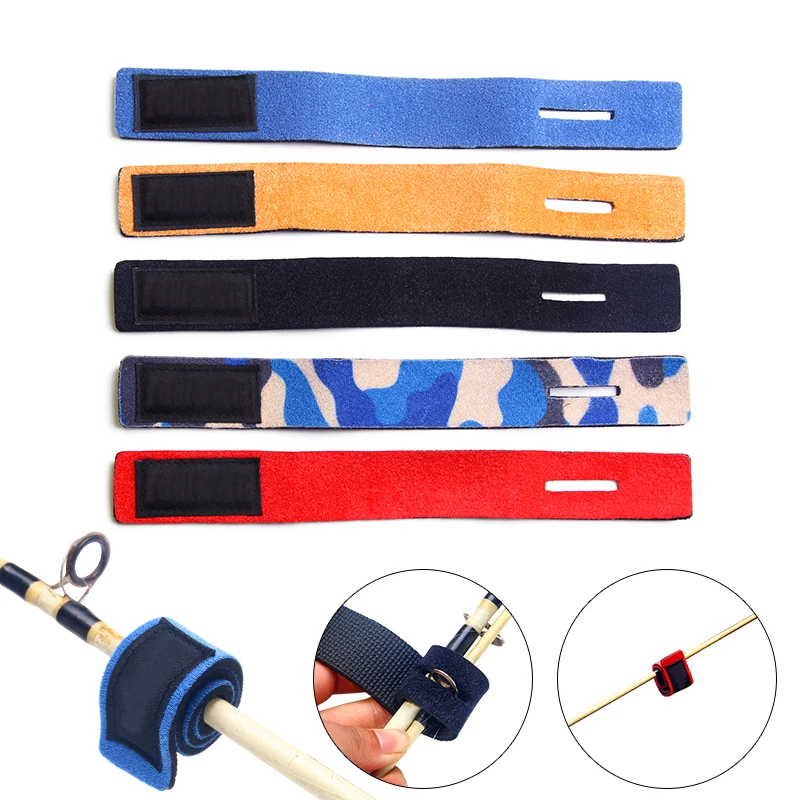 

1 Pcs New Fishing Accessories Rod Tie Strap Belt Tackle Elastic Wrap Band Pole Holder Diving Materials Non-slip Firm Tools WQ80