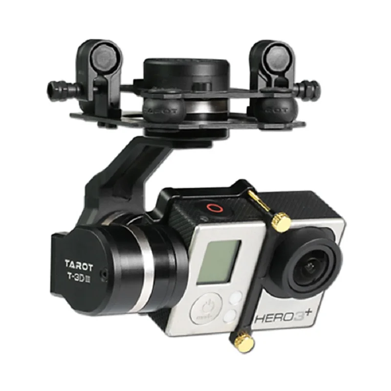 

Tarot TL3T01 Update from T4-3D 3D Metal 3-axis Brushless Gimbal for GOPRO GOPRO4/GOpro3+/Gopro3 FPV Photography