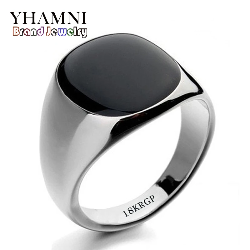 hot sale fashion black wedding rings for men brand luxury black onyx stones crystal ring fashion - Wedding Rings For Cheap hot sale fashion black wedding rings for men brand luxury black onyx stones crystal ring fashion - Wedding Rings For Cheap