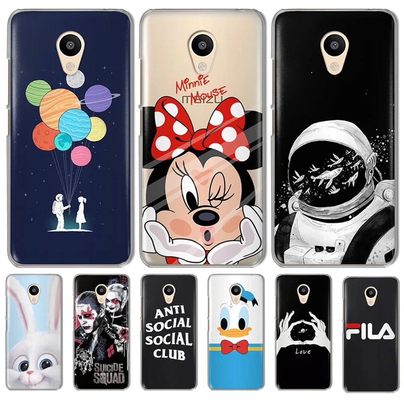 

cartoon Mickey Mouse For Meizu M3S M3 Note M5 M5S M5C M6 U10 U20 Pro 6 16th Phone Case cover Cute Joker Donald Duck Rabbit Heart