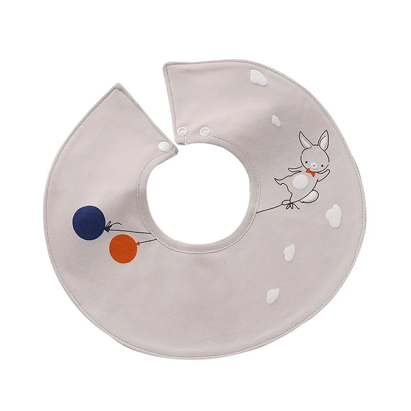 Baby Cute Cotton Cat Print Bib Burp Cloth Drooling Teething Waterproof Bibs Cartoon Towels Baby Eating Accessory Soft Baby Stuff