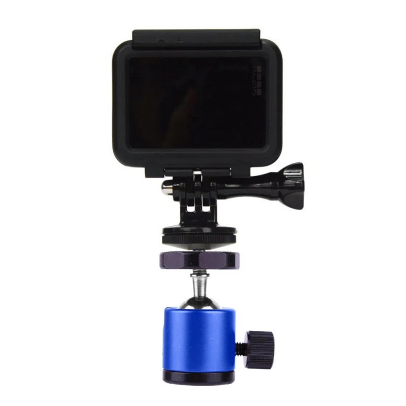 Крепление для штатива головы-металлическая шаровая Головка штатив с 1/4 винт для цифровой Камера компактный DSLR сотовый телефон монопод GoPro
