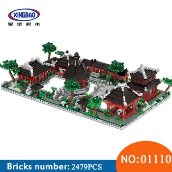 

XingBao 01110 Chinese Suzhou GardenToys Building Series The 6 in 1 Model Set Building Blocks Bricks Toys For Children Kids Gifts
