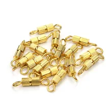 10 шт./лот, модное золото, серебро, родиевое покрытие, застежка-молния, сделай сам, ювелирные изделия, аксессуары для браслета, ожерелья