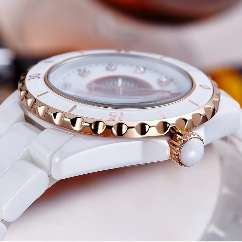 DALISHI Brand Women Quartz Pearl Ceramic Watch Ladies Dress Watches Fashion Girl Hour Women Charm Wristwatch Relogio Feminino