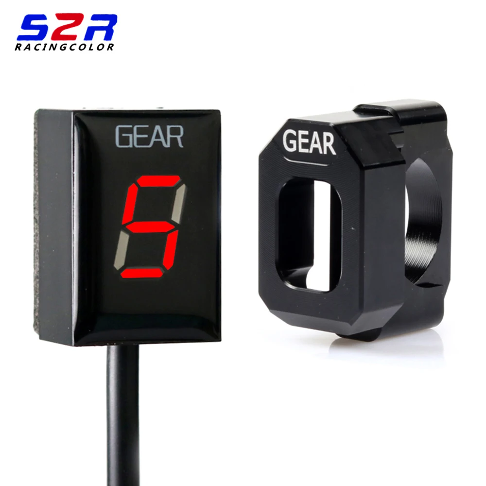 Color : Gear Display Blue Indicador de Engranajes para Honda Hornet CBR600F F3 F4 F4I RR CB600F CBF500 VFR800 FI 900RR 919RR 929RR 954RR Pantalla de Engranaje 750 1-6