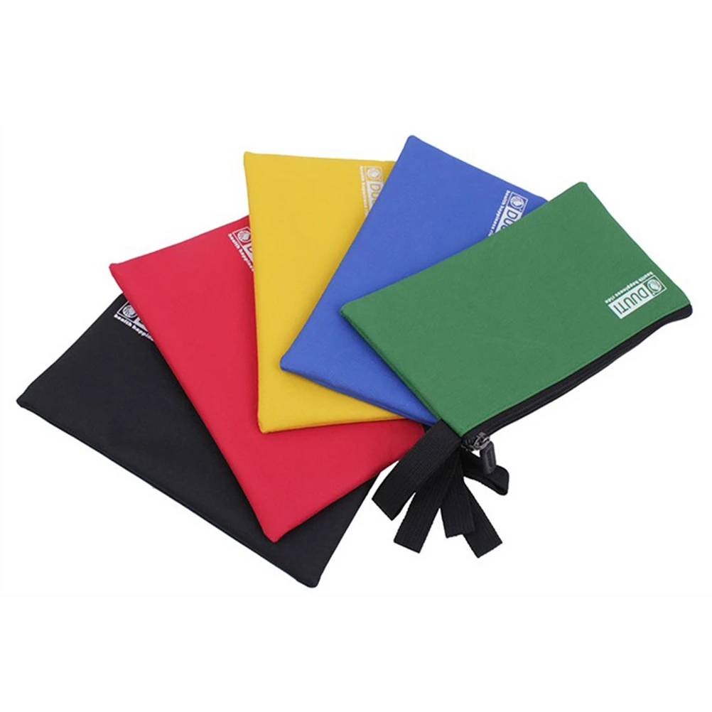5pcs Heavy Duty Multi purpose Canvas Zipper Tool Pouches Bag Organize