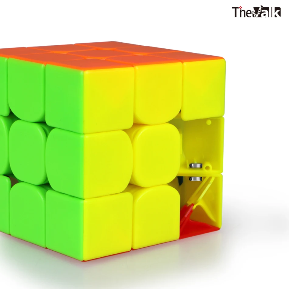 Qiyi The Valk3 M скоростной куб 3x3x3 Магнитный черный/липкий профессиональный magico