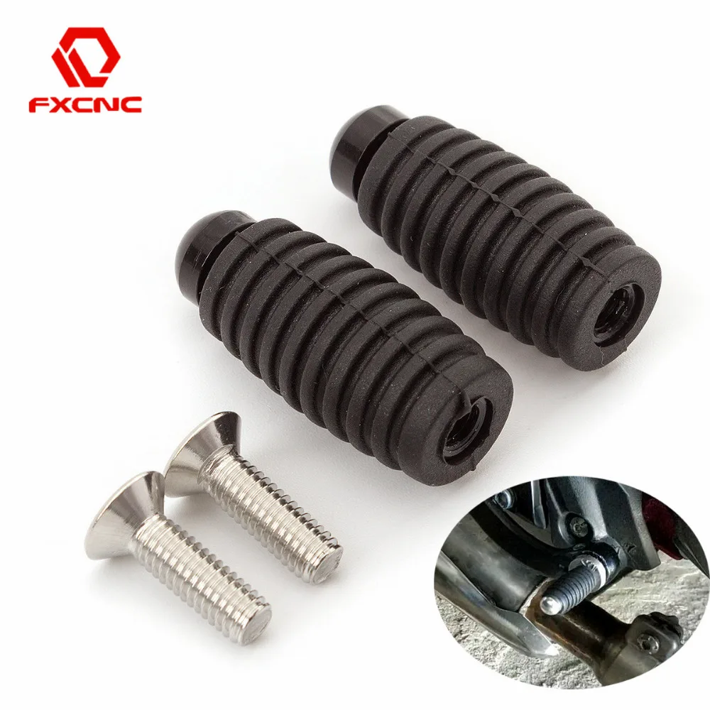 Pedane 6Mm Per Triumph Aprilia Ducati Yamaha Kawasaki Suzuki Buell Racing Moto Poggiapiedi Leva Cambio Posteriore