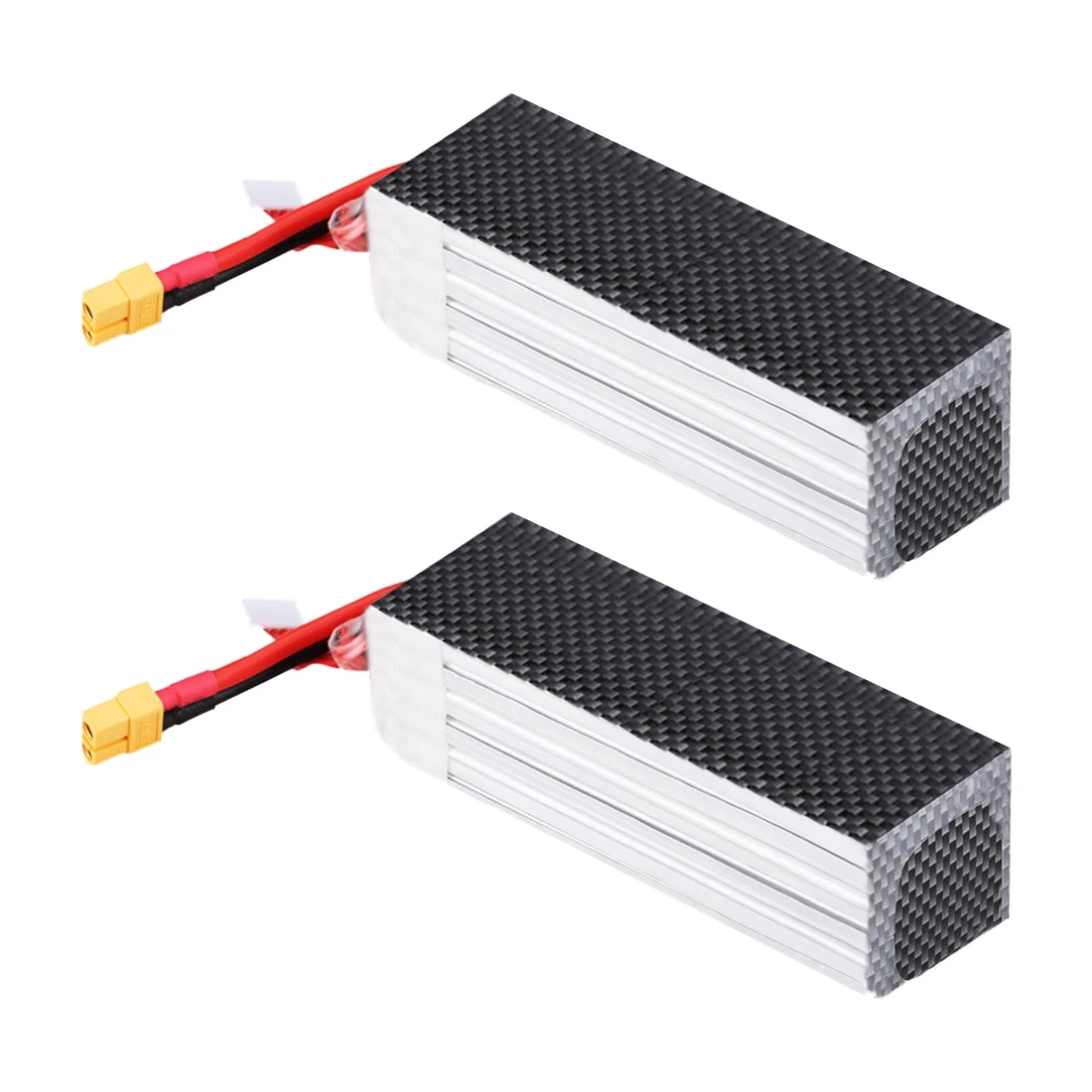 

2X 6S 22.2V 3300mAh 45C XT60 Plug Li-Po RC Battery Pack for Helicopter Car Truck