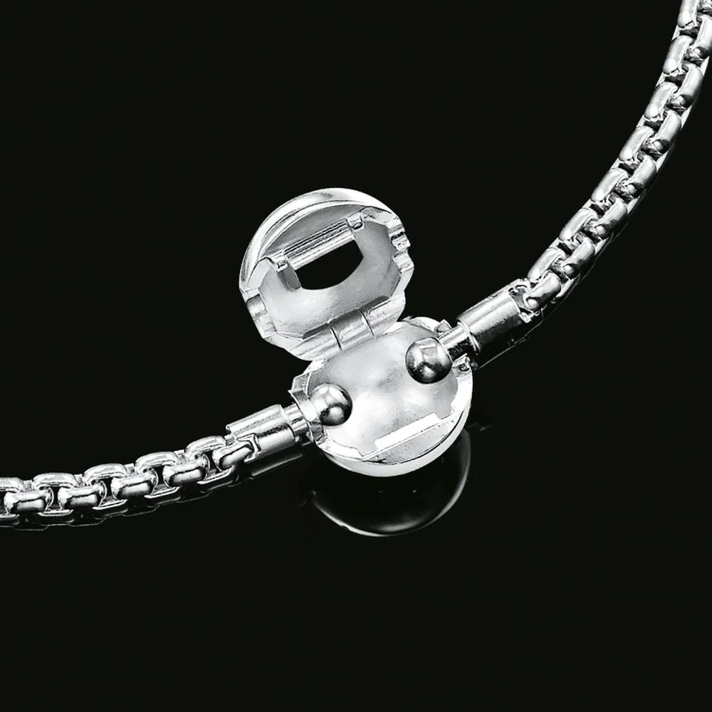 Черное и серебряное ожерелье Karma Diy, европейский стиль Karma Diy, хорошее ювелирное изделие для мужчин и женщин, подарок в серебре