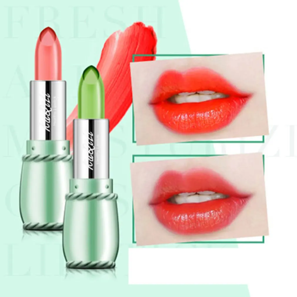 

KAQILI Crystal Jelly Lipstick Magic Temperature Change Color Lipsticks For Women Lasting Moisturizing Jelly Lipstick Lip Make Up