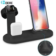 DCAE 3 в 1 зарядная док-станция держатель для iPhone 11 X XR XS 8 7 iPad подставка для airpods type C USB зарядное устройство для Apple Watch 5 4 3 2