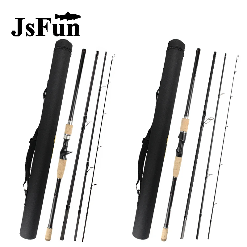 Lure Fishing Rod 2.1M 2.4M 2.7M 3.0M 4 Section M Power Carbon Fiber