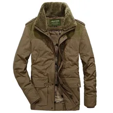 Зимние флисовые куртки-карго со стоячим воротником, хлопковые джинсовые парки, утепленные повседневные Модные Военные куртки, деловые куртки