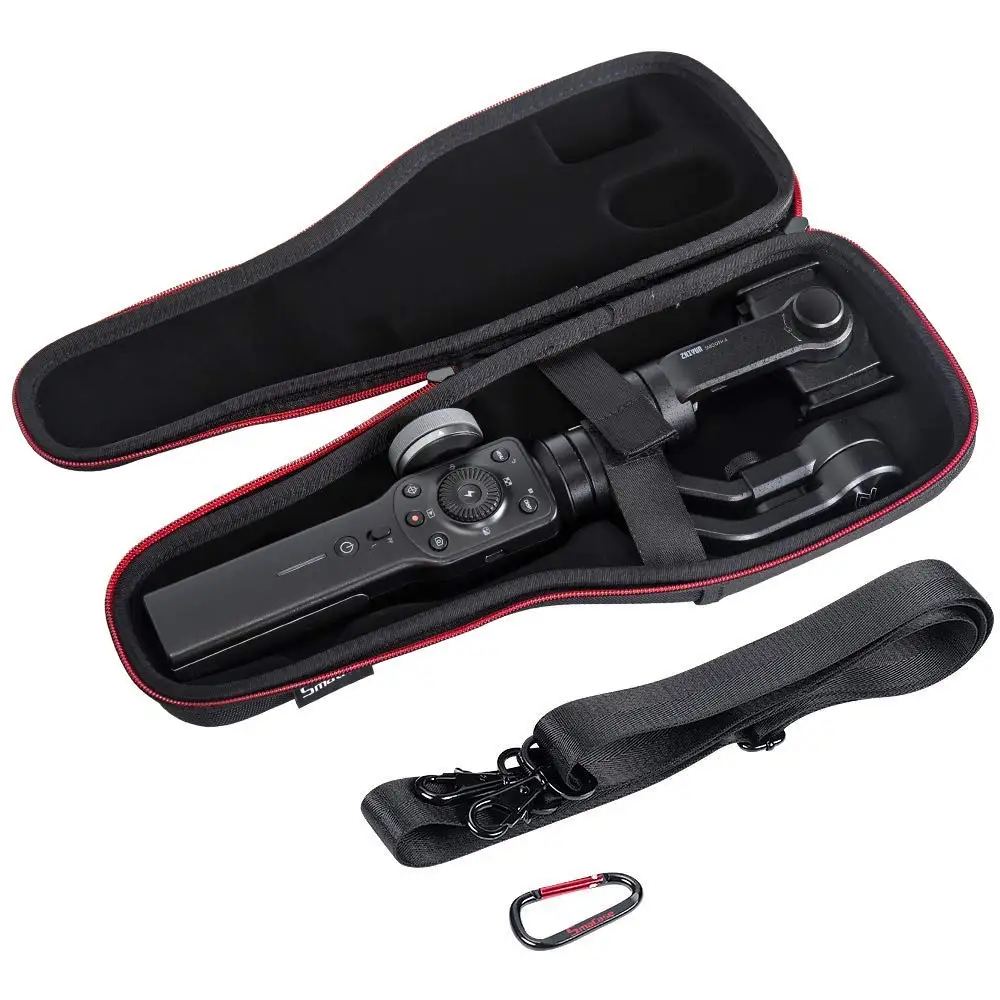 

Smatree Hard Carrying Case Compatible for Zhiyun Smooth 4 3-Axis Handheld Gimbal Stabilizer Dual Zipper