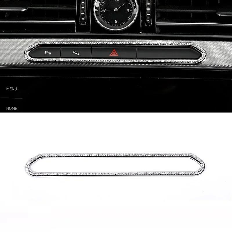 

Car Chromium Auto Automobile Automovil Interior Dashing Accessories Modification Sticker Strip Trim 18 19 FOR Volkswagen Jetta