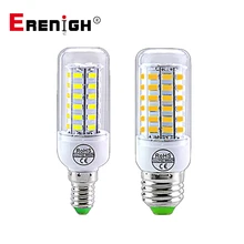Светодиодная лампа в шкаф кукурузы E27 лампа 5730SMD E14 светодиодный лампы 220 V Лестницы шкаф украшение люстры Гостиная Кухня освещение