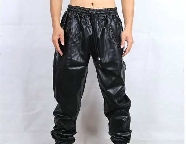 Faux leather jogging pants mens YUFEIDA Men's Faux Leather Tight Pants Man Leggings PVC Long Trousers. by YUFEIDA. $ $ 16 99 Prime. Business casual faux leather pants with waist belt, Idopy Men`s Faux Leather Joggers PU Motorcycle Harem Sweat Pants. by Idopy. $ $ 35 FREE Shipping on eligible orders. 5 out of 5 stars 1. See Details. Free shipping with.