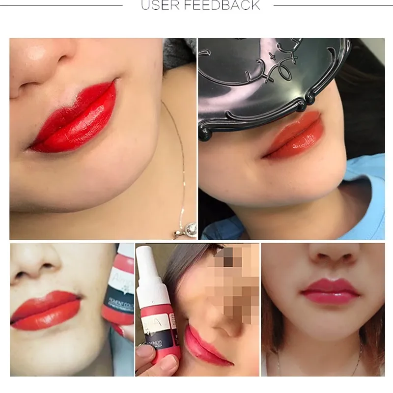 

3D Micro Pigment Eyebrow/Lip Makeup Ink Semi-permanent Makeup Tattoo Ink for Professional Eyebrow Artist