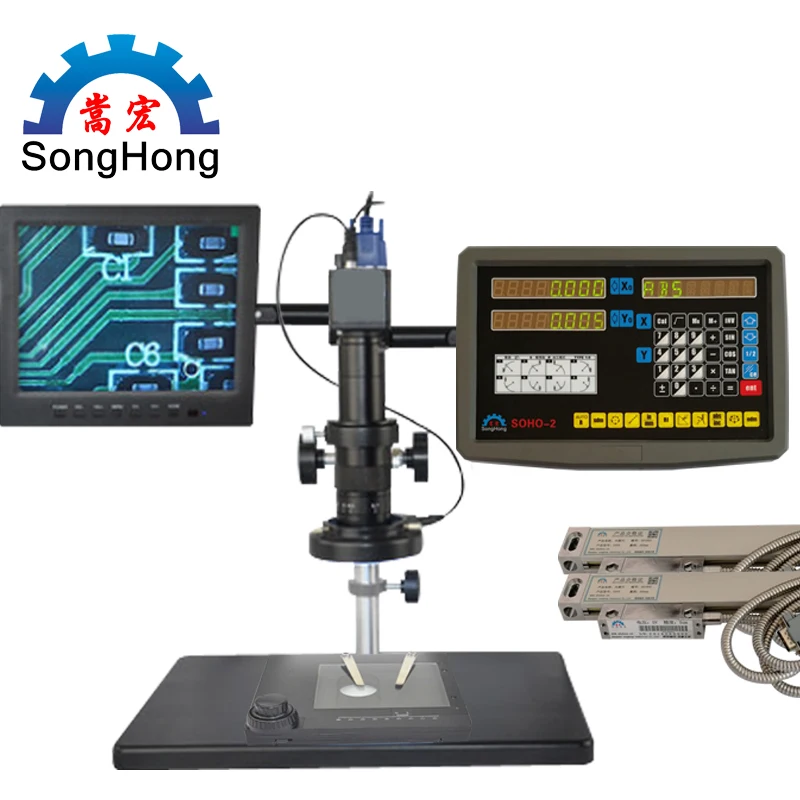 2 миллиона высокой четкости промышленный электронный микроскоп Оптическая лупа электронные измерения Мобильный телефон обслуживание VGA v