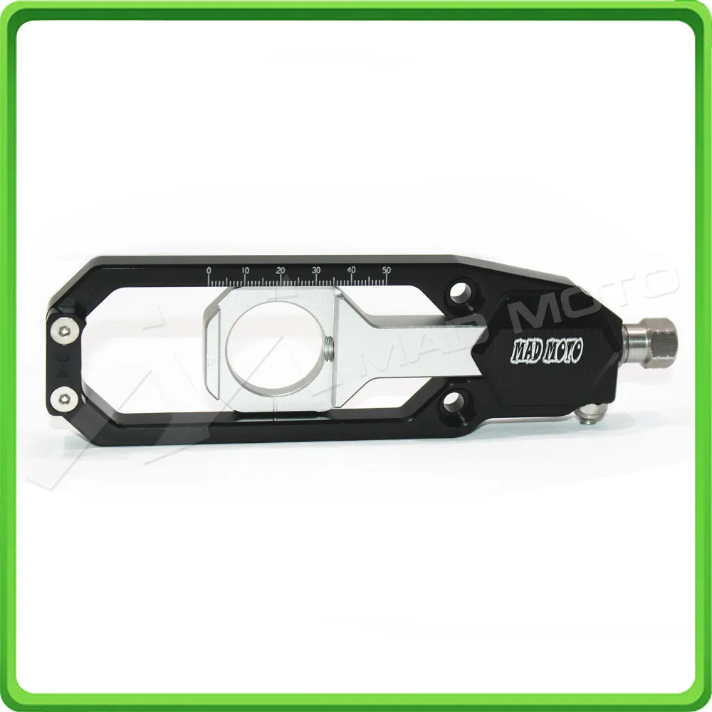 Motorcycle Chain Tensioner Adjuster for SUZUKI GSXR600 GSXR750 GSX-R GSXR 600  750 2011 2012 2013 2014 2015 2016 Black&Silver (10)