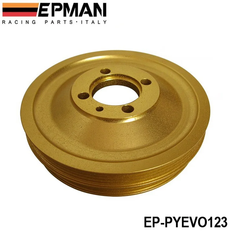 EPMAN LIGHT WEIGHT PULLEY SET PERFORMANCE WATER PUMP ALTERNATOR FOR EVO1 2 3 4G63 Engines  EP-PYEVO123