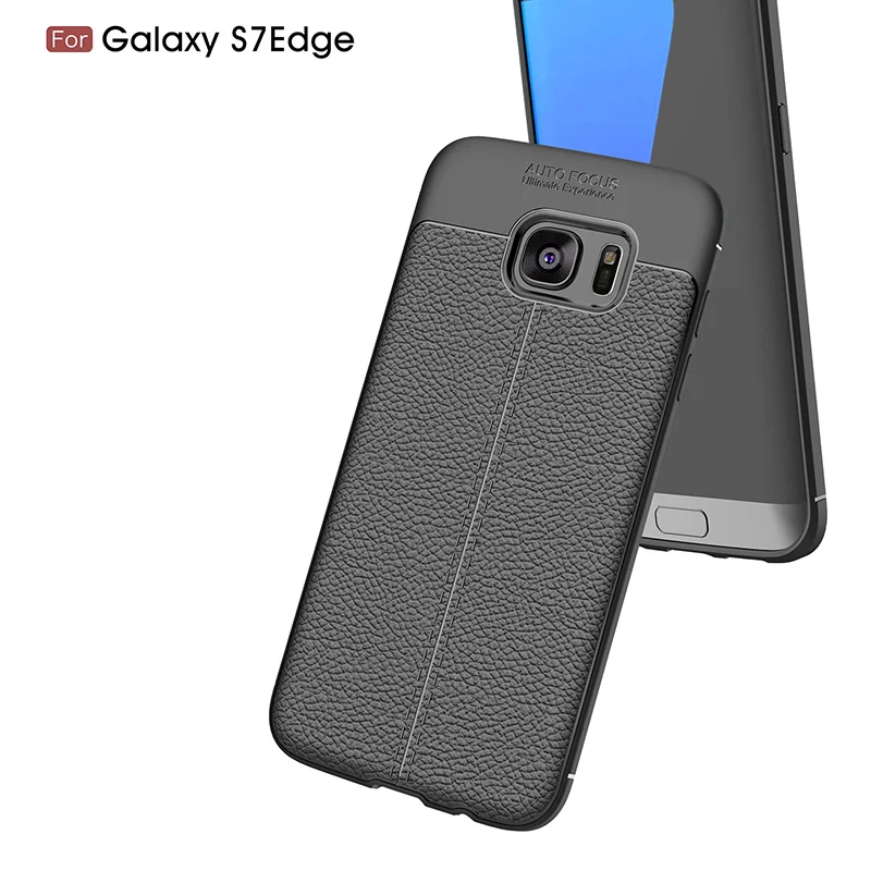 litchi leather silicone case samsung s7 edge (6)