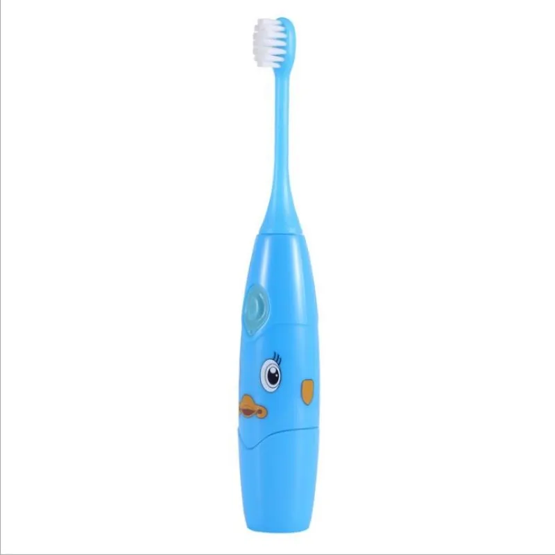 Модная зубная щетка es детская музыкальная электрическая зубная щетка Детская звуковая волна электрическая зубная щетка с аккумулятором управляемые инструменты для ухода за полостью рта - Цвет: blue