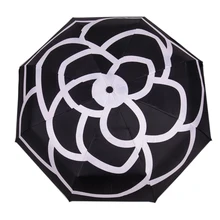 Senhoras elegante flor guarda-chuvas feminino dobrável guarda-sóis chuva mulher guarda-sol ensolarado guarda-chuvas