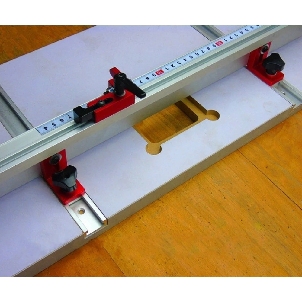 Набор из 2 Т-треков раздвижные Кронштейны(красная серия) для алюминиевого профиля Деревообрабатывающие инструменты, Т-треки не включены