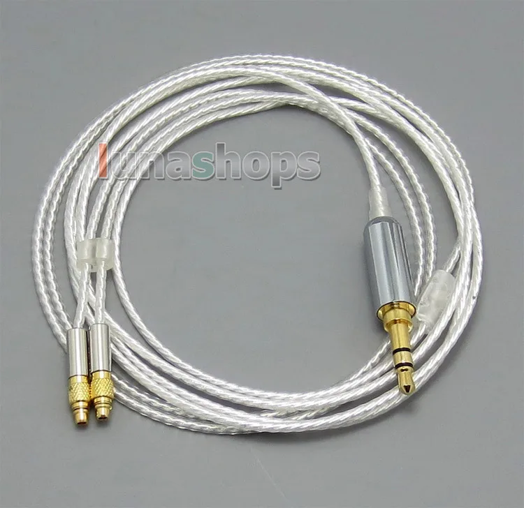 LN004672 6N OCC серебряный шнур с покрытием хедафон кабель для Shure shure srh1440 srh1840 SRH1540
