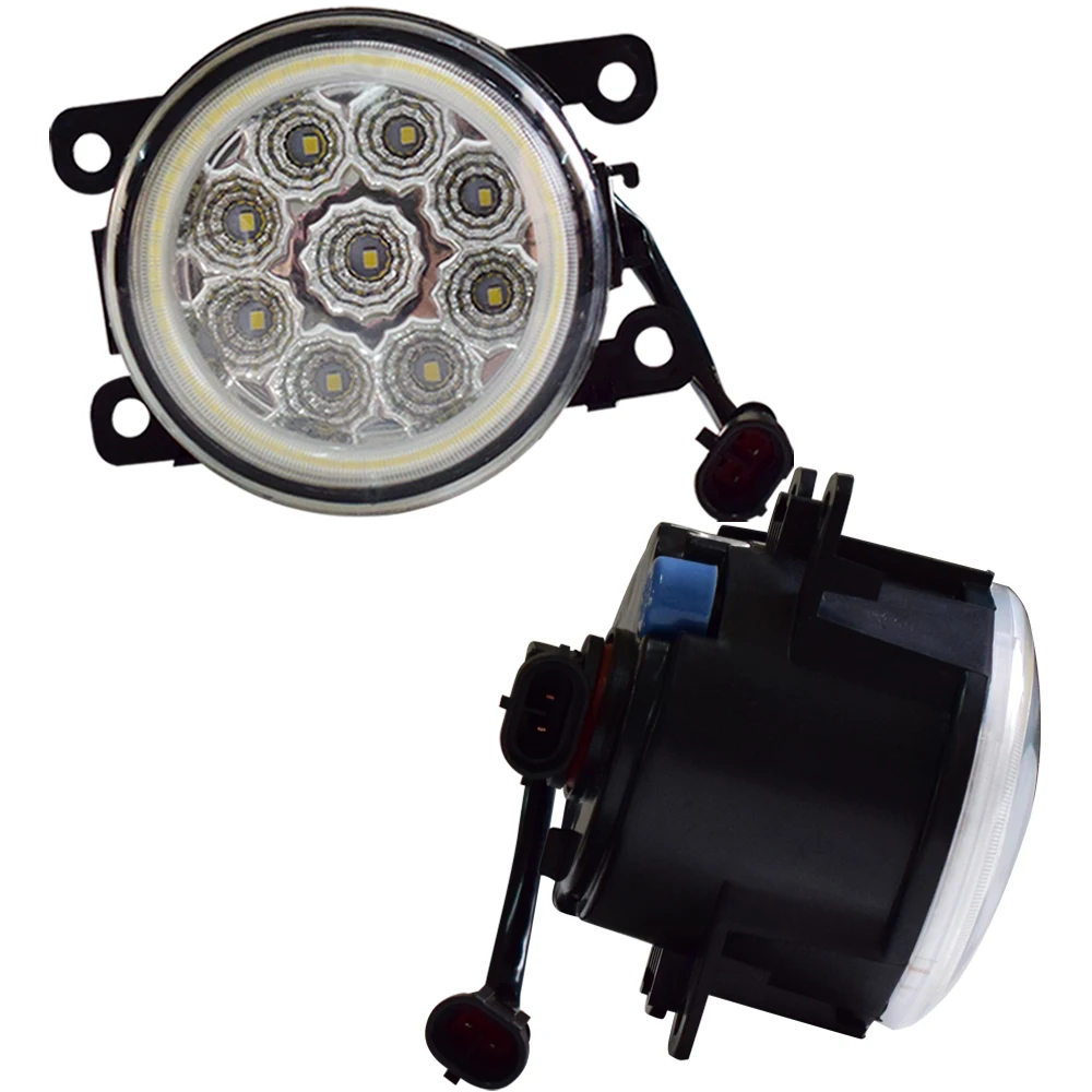 

Fog Lamp Assembly Super Bright Halogen Fog Light For Nissan Navara (D40) 2005-2006 Angel Eyes LED Fog Lights 2pcs