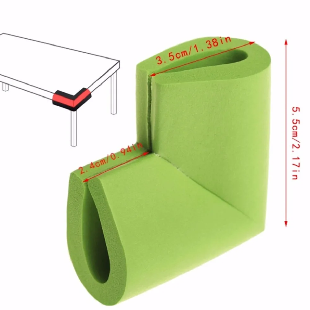 10Pcs U Shape Baby Safety Table Desk Edge Corner Bumper Protector Cushion Guard Cover Child Edge