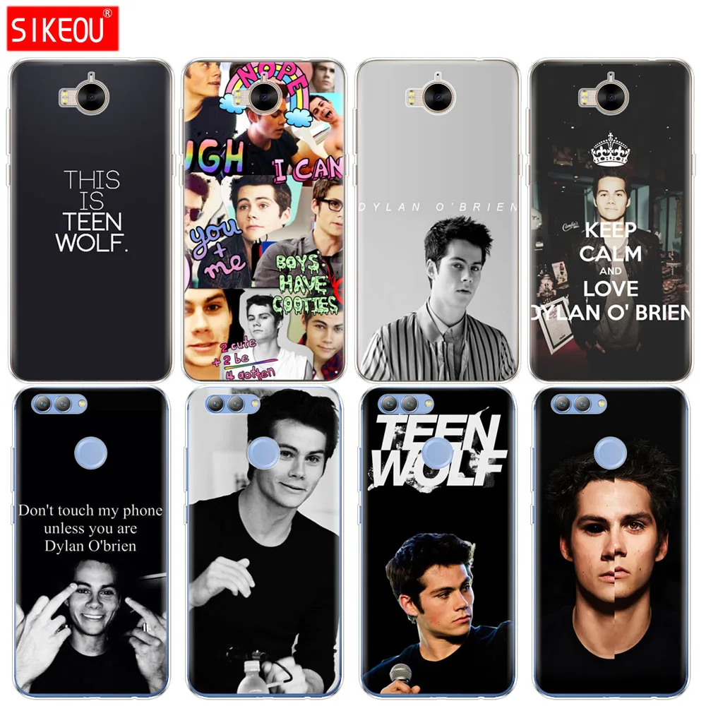 

Silicone phone Cover Case for huawei Y3 Y6 Y5 2 II 2017 nova 2s 2 LITE plus Dylan O'Brien Teen Wolf