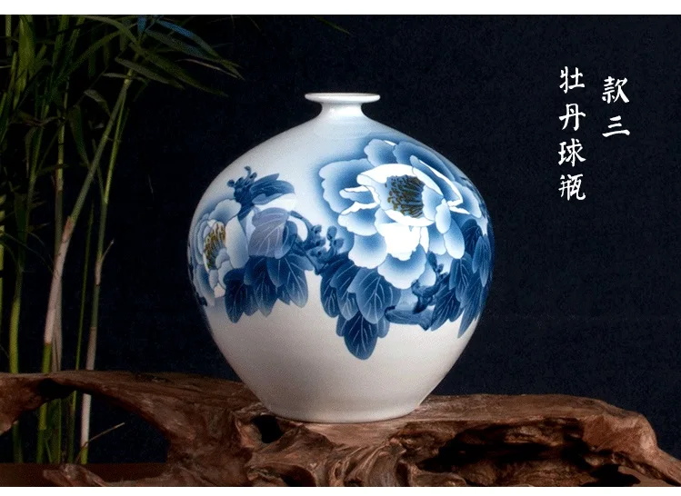 

Jingdezhen ceramic vase lotus hand-painted ceramic vase household act the role ofing is tasted mesa specials