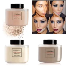 Банановая пудра макияж отбеливание лица хайлайтер бронзер Роскошная прозрачная матовая рассыпчатая пудра палитра для контурной основы макияжа натуральная кожа