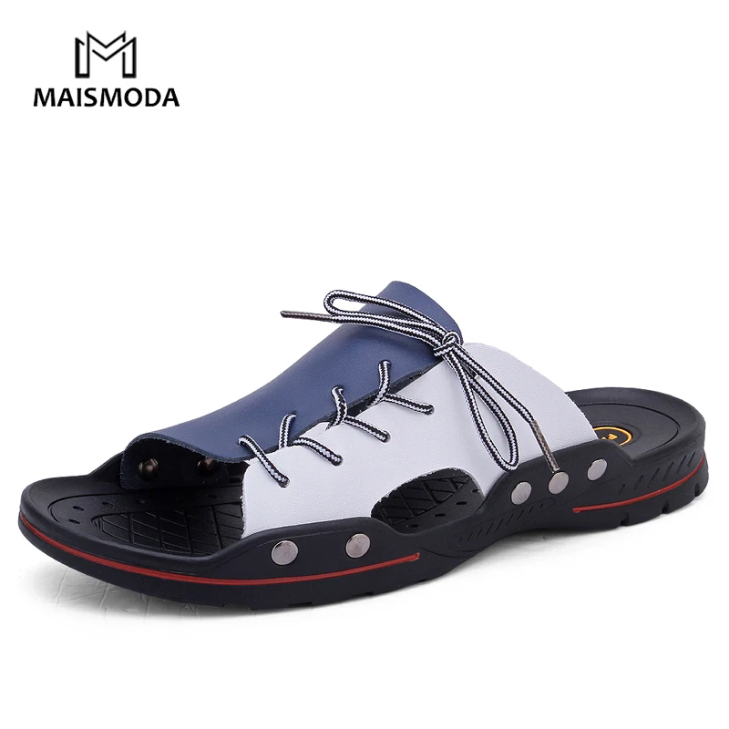 

MAISMODA 2019 New Fashion Summer Sandals for Men Lightweight Breathable Beach Shoes Slippers Comfortable YL543