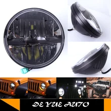 Светодиодная лампа для внедорожников 65 Вт " для дальнего ближнего света и отражатель DC12 votl 2100LM США высокий интенсивный светодиодный чип внедорожные лампы