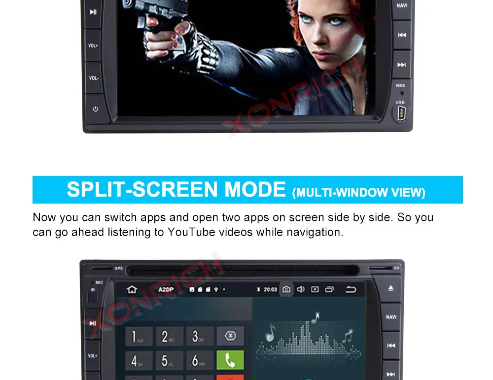 Best Autoradio 2 Din Android 9.0 Car Radio Stereo Car DVD Player For Nissan GPS Navi Wifi Bluetooth Audio Head unit 173mm * 98mm 18