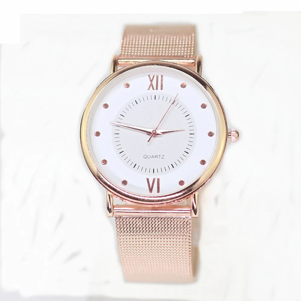 dropshipping-Luxury-Brand-Fashion-Womens-Watches-Bear-Clock-Women-Steel-Mesh-Strap-Rose-Gold-Bracelet-Quartz