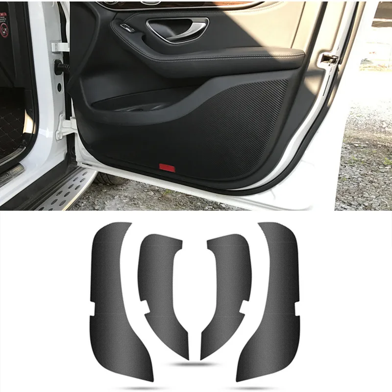 Защитная пленка для автомобильной двери с защитой от ударов, наклейки из углеродного волокна для Mercedes Benz GLC X253-, автомобильные аксессуары