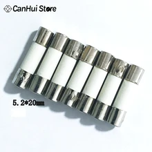 Fusível cerâmico 5x20mm do tubo do fusível 5x20mm 250 v 0.5a 1a 2a 3a 5a 6a 8a 10a 12a 15a 25a 30a fusível rápida 5x20 de alta qualidade